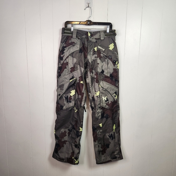 Billabong X Anne Boulanger Butterfly Ski Snow Pants Heavy Weather Gear Small - Picture 1 of 14